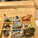 炭火割烹 庵 - 小鉢