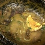 ばっこ志 - つけ麺残り汁-おじや待ち(2014/7)