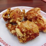 ラーメン魁力屋 - 焼きめし唐揚げ定食(400円)