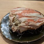 天史朗鮨 - ズワイガニ　身がぎっしり入っています