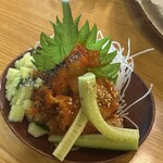 呑み屋 ぶち - エンガワのチャンジャはサイコーです