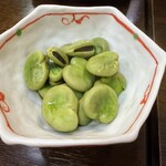 元祖 釜めし春 - そら豆@¥630