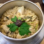 元祖 釜めし春 - 牡蠣釜飯@¥1450