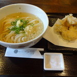 讃岐うどん 今雪 - ひやひや+かしわ天　※2014年7月