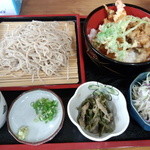 さくら家 - 盛り蕎麦と天丼セット１０８０円