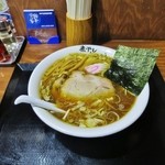 煮干しらーめん青樹昭島店 - あっさり煮干しらーめん中盛