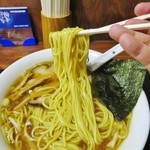 煮干しらーめん青樹昭島店 - 麺の具合