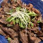 みなと市場 小松鮪専門店 - レバーの様な血合を頂きマヨネーズ炒めしました！