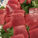 みなと市場 小松鮪専門店 - 自宅で切って盛り付けてみたよ！╰(*´︶`*)╯♡