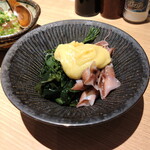 青ヶ島屋 - ホタルイカの明日葉のぬた