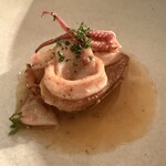 ビストロ gauche - 海老芋とヤリイカ