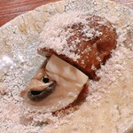 薪鳥新神戸 - このジャンボマッシュルームにはびっくりポン