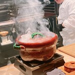 薪鳥新神戸 - 釜飯が炊き上がりました