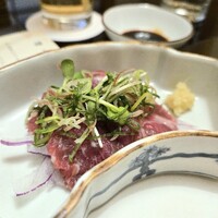 梅の花 銀座並木通店 - 桜肉のお造り
