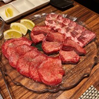 焼肉USON - 【コース（塩）】厚切りタン、タン塩、タンコリ
