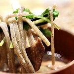 玄水 - 椎葉在来種は鴨汁で