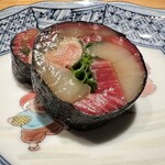 堂島焼肉料理店 - 【 純但馬うすなが牛の海苔巻き 】