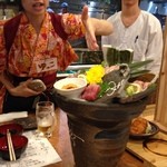 三鷹漁港 大介丸 - そしてすごい器！笑