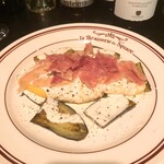 山下食堂 - 茄子のソテーとオムレツ　パルミジャーノのクリーム