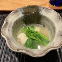 三分楼 - クエと菜の花の小鍋仕立て