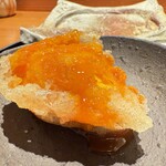 天ぷら 桜人 - 【 とらふぐの白子 】卵黄