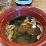 いわ志 - いいタイミングで赤出汁