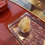 いわ志 - 漬けもん系ダメな相方さんだけ、粒貝で大喜び