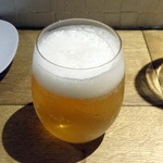 アルドアック - 1杯目ビール（メニューAのデギュスタシオン）