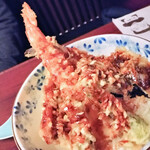 和旬菜と地酒　よし都みやこの　離れ - 具だくさん天丼