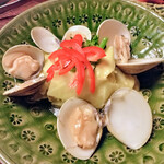 和旬菜と地酒　よし都みやこの　離れ - 蛤と春キャベツのサラダ