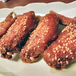 和旬菜と地酒　よし都みやこの　離れ - 手羽先の一夜干し