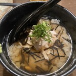 本格炭火焼鳥と旨い肴 きてや - 鶏茶漬け