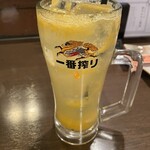本格炭火焼鳥と旨い肴 きてや - 伊予柑サワー