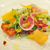 リストランテ ラ ソリア - 【サラダ】彩鮮やかな旬野菜のサラダ。