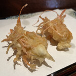 天ぷら あらたみかわ - エビの頭