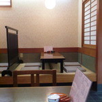 大和田 - テーブル席から座敷