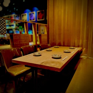 少人数でもゆったりしたお席をご用意