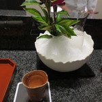 天雅 - 冷酒はこの様に出てきます。