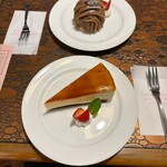 パーラー コイズミ - モンブラン、プリンケーキ