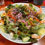 Ishokuya Miyasaka - アボガドとエビのサラダ