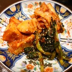 高円寺 焼肉ここち - キムチ盛り合わせ（おすすめコース)