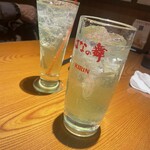 花の舞 - ノンアルのキウイとキウイサワーで乾杯♪(*^^)o∀*∀o(^^*)♪