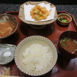 天雅 - 食事はかき揚げで。