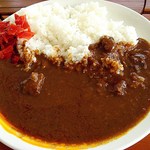 ダチョウ王国観光牧場 - ダチョウカレーライス　700円　（2013/11）　（＾＾