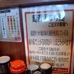 藤井商店 - つけ麺について、食べ方など書いてあります