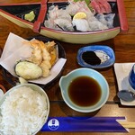 寿し魚処・網代 - 天刺定食 1540円