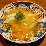 NoriSuke - スルメイカ出汁卵黄掛け❗️