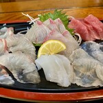 寿し魚処・網代 - 舟盛りに刺身のの6種盛り