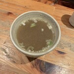 焼鳥 うの - 〆のスープ