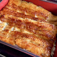 駒形前川 浅草本店 - 坂東太郎 うな重(上) 8,600円
                肝吸いへ変更 400円